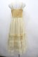 画像4: axes femme POETIQUE / リボンデザインチュールワンピース  イエロー I-26-03-06-058-AX-OP-SA-ZI (4)