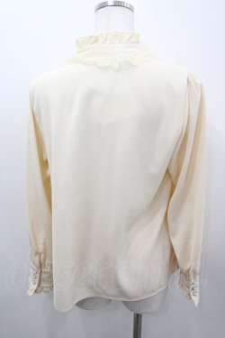 画像3: axes femme / バラ刺繍ラッフルフリルブラウス  生成り I-26-03-06-006-AX-BL-SA-ZI