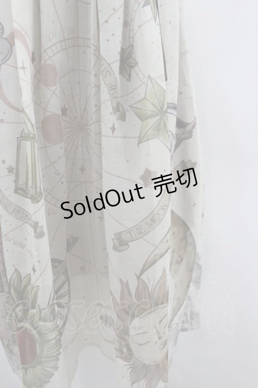 画像2: axes femme / タロットカードモチーフワンピース  アイボリー I-26-03-06-060-AX-OP-SA-ZI (2)