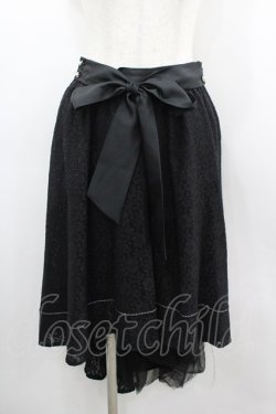 画像1: axes femme / 総レースフィッシュテールスカート  黒 I-26-03-06-062-AX-SK-SA-ZI