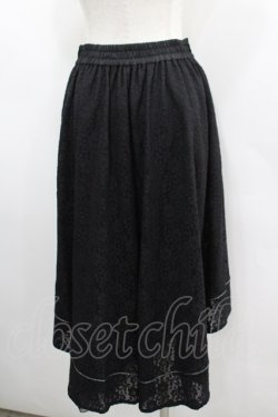 画像3: axes femme / 総レースフィッシュテールスカート  黒 I-26-03-06-062-AX-SK-SA-ZI