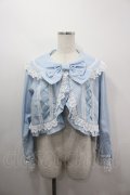 Angelic Pretty / Dollyレースアップボレロ  サックスＸ白 I-26-03-06-070-AP-JA-SA-ZI
