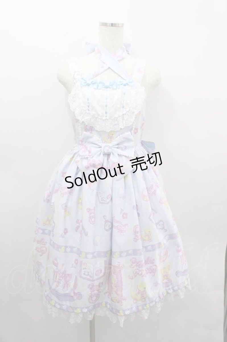 画像1: Angelic Pretty / Baby Toysジャンパースカート  サックス I-26-03-06-072-AP-OP-SA-ZI (1)