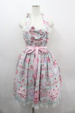 画像1: Angelic Pretty / Happy Cakesシャーリングジャンパースカート  ミント I-26-03-06-073-AP-OP-SA-ZI (1)