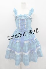Angelic Pretty / マーガレットドールジャンパースカート  青 I-26-03-06-074-AP-OP-SA-ZI