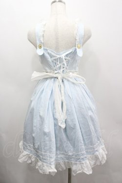 画像3: BABY,THE STARS SHINE BRIGHT / Best Wishesジャンパースカート  サックスＸ白 I-26-03-06-075-BA-OP-SA-ZI