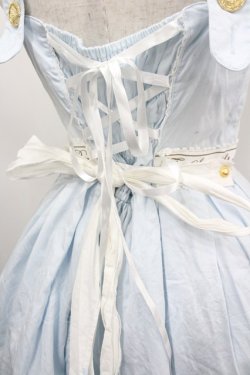 画像4: BABY,THE STARS SHINE BRIGHT / Best Wishesジャンパースカート  サックスＸ白 I-26-03-06-075-BA-OP-SA-ZI