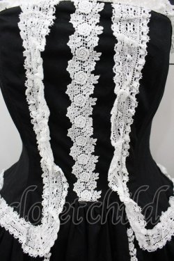 画像2: ALICE and the PIRATES / ミランダジャンパースカート  黒×白 I-26-03-06-076-PA-OP-TE-ZI