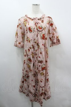 画像1: PINK HOUSE / カルーセルプリントワンピース  ピンク I-26-03-06-078-LO-OP-SA-ZI