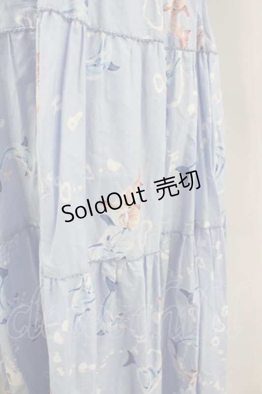 画像2: PINK HOUSE / いるかプリントワンピース  ブルー I-26-03-06-079-LO-OP-SA-ZI (2)