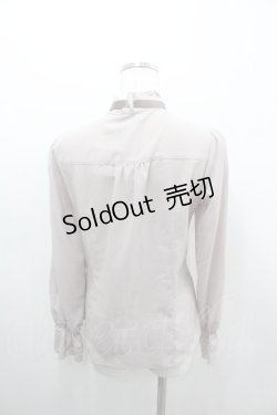 画像3: axes femme / リボン付フリルブラウス  ピンク I-26-03-06-008-AX-BL-SA-ZI