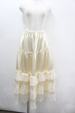 画像1: BABY,THE STARS SHINE BRIGHT / レースフリルペチコート  生成り I-26-03-06-080-BA-SK-SA-ZI