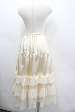 画像3: BABY,THE STARS SHINE BRIGHT / レースフリルペチコート  生成り I-26-03-06-080-BA-SK-SA-ZI