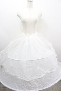 画像1: BABY,THE STARS SHINE BRIGHT / ドレス用ボーン入りパニエ【完全受注予約商品】  白 I-26-03-06-081-BA-SK-SA-ZI