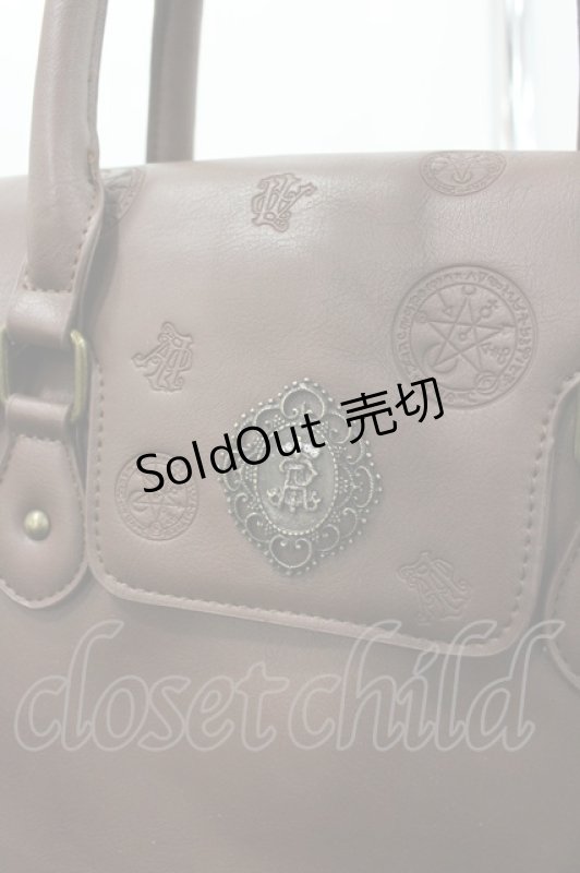 画像2: ALICE and the PIRATES / A/P魔法陣ボストンBag  ブラウン I-26-03-06-083-PA-BG-SA-ZI (2)