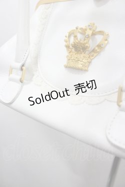 画像2: BABY,THE STARS SHINE BRIGHT / 王冠ガマ口BAG  白 I-26-03-06-086-BA-BG-SA-ZI