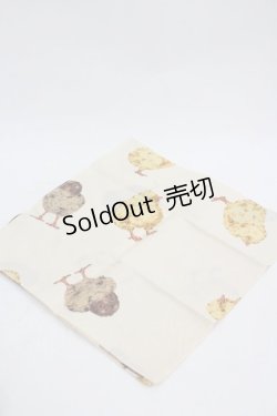 画像3: PINK HOUSE / ひよこプリントハンカチ  アイボリー I-26-03-06-104-LO-ZA-SA-ZI