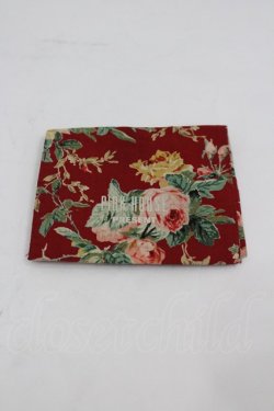 画像1: PINK HOUSE / ローズブーケプリントティッシュケース  赤Ｘピンク I-26-03-06-105-LO-ZA-SA-ZI