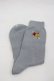 画像2: Karl Helmut / フラワー刺繍ソックス  サックス I-26-03-06-109-EL-ZA-SA-ZI (2)