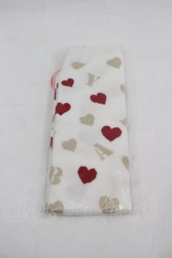 画像1: BABY,THE STARS SHINE BRIGHT / BABYハートオーバーニーソックス  白 I-26-03-06-112-BA-ZA-SA-ZI