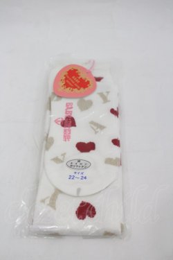 画像2: BABY,THE STARS SHINE BRIGHT / BABYハートオーバーニーソックス  白 I-26-03-06-112-BA-ZA-SA-ZI