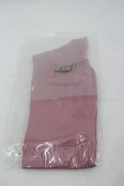 画像1: Angelic Pretty / Roseダマスクオーバーニー  ピンク I-26-03-06-114-AP-ZA-SA-ZI