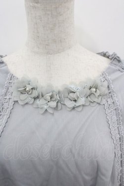 画像2: axes femme / ポンチョ型BL M サックス I-26-03-06-016-AX-TO-SA-ZI