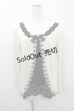 画像1: axes femme / 刺繍カットワークP/O  アイボリーＸ黒 I-26-03-06-022-AX-TO-SA-ZI