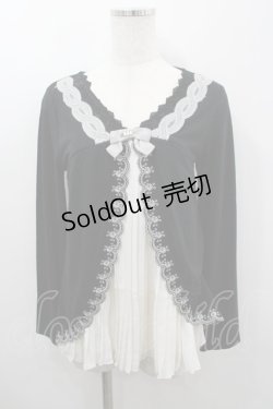 画像1: axes femme / 刺繍カットワークP/O  黒Ｘ白 I-26-03-06-023-AX-TO-SA-ZI