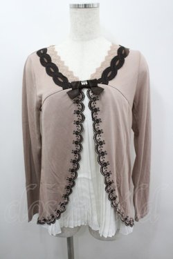 画像1: axes femme / 刺繍カットワークP/O M アワピンク I-26-03-06-024-AX-TO-SA-ZI