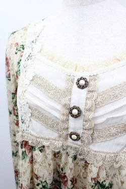 画像2: axes femme / バロック×花柄プルオーバー M キナリ I-26-03-06-025-AX-TO-SA-ZI