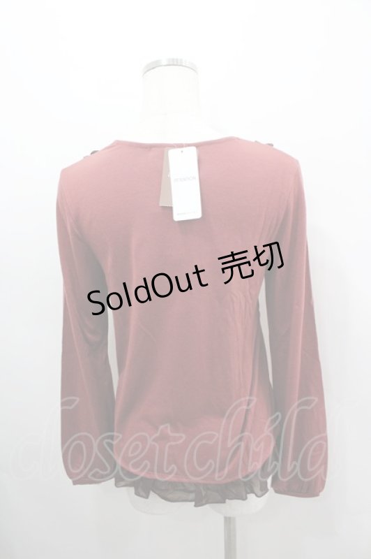 画像3: axes femme / レイヤード風PO M アカ I-26-03-06-027-AX-TO-SA-ZI (3)