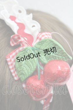 画像3: Shirley Temple / ラメチェリーカチューシャ  赤 I-26-03-08-031-ET-AC-SA-ZI