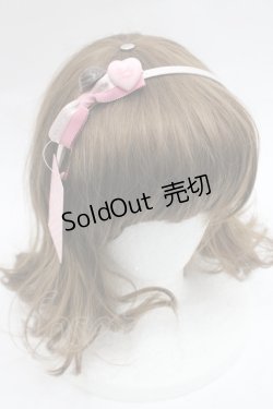 画像1: Shirley Temple / チョコリボンカチューシャ  ピンク I-26-03-08-034-ET-AC-SA-ZI