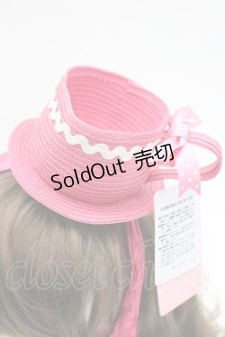 画像3: Shirley Temple / ティーパーティヘッドドレス  濃ピンク I-26-03-08-036-ET-AC-SA-ZI