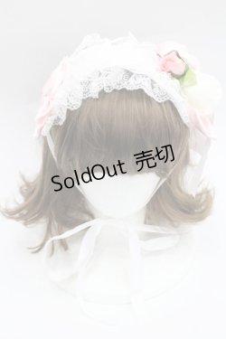 画像2: Angelic Pretty / Eternal Roseヘッドドレス  白Ｘピンク I-26-03-08-038-AP-AC-SA-ZI