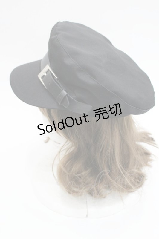 画像3: axes femme POETIQUE / ベルトデザインキャスケット  黒 I-26-03-08-041-AX-TO-SA-ZTK033 (3)