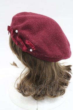 画像3: m petit by misako / AMミニリボンバスクベレー  ボルドー I-26-03-08-046-LO-AC-SA-ZI