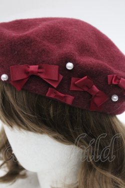 画像5: m petit by misako / AMミニリボンバスクベレー  ボルドー I-26-03-08-046-LO-AC-SA-ZI