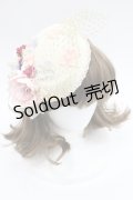 Morun x Muuna Stoik / フラワーレースミニハット  アイボリー I-26-03-08-048-LO-AC-SA-ZI