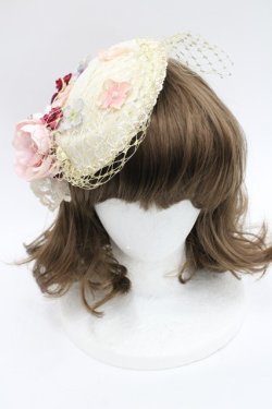 画像2: Morun x Muuna Stoik / フラワーレースミニハット  アイボリー I-26-03-08-048-LO-AC-SA-ZI