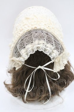 画像4: Hoshibako Works / サマーピクニック2wayボンネット  生成り I-26-03-08-050-LO-AC-SA-ZI