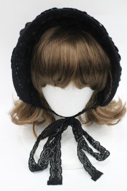 画像2: Hoshibako Works / サマーピクニック2wayボンネット  黒 I-26-03-08-051-LO-AC-SA-ZI