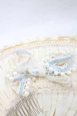 画像6: Hoshibako Works / クリーミードリームボンネット  サックスＸブラウン I-26-03-08-052-LO-AC-SA-ZI