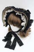 Hoshibako Works / 西洋人形魔法ボンネット  黒Ｘブラウン I-26-03-08-053-LO-AC-SA-ZI