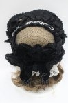 画像4: Hoshibako Works / 西洋人形魔法ボンネット  黒Ｘブラウン I-26-03-08-053-LO-AC-SA-ZI (4)