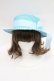 画像2: Nile Perch / BABYリボンモチーフ麦わらハット  青 I-26-03-08-056-LO-AC-SA-ZI (2)
