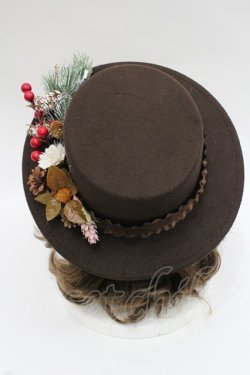 画像4: LOLITAその他(お買取対象外) / クリスマスモチーフハット  ブラウン I-26-03-08-058-LO-AC-SA-ZI