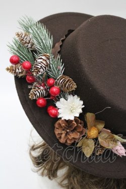画像5: LOLITAその他(お買取対象外) / クリスマスモチーフハット  ブラウン I-26-03-08-058-LO-AC-SA-ZI