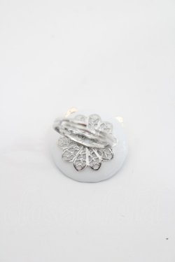 画像3: Emily Temple cute / 陶器プレートリング  白Ｘゴールド I-26-03-08-062-ET-AC-SA-ZI